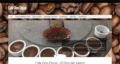 Desktop Screenshot of cafedonoscar.com